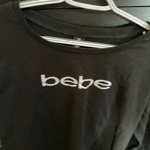 Bebe crop top (just washed never worn)